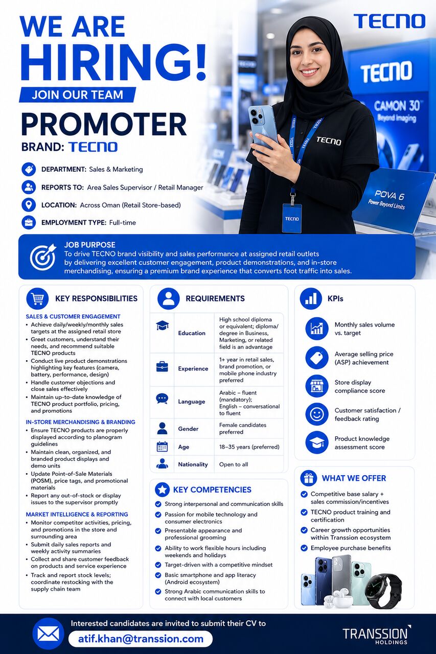 Promoter  - TECNO Mobile