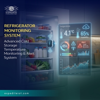 Smart Refrigerator Monitoring Powered By IoT In Oman & GCC photo 1