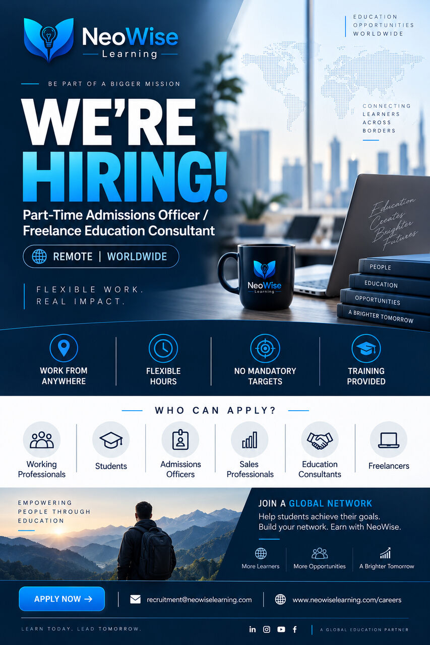 Part-Time Admissions Officer / Freelance Education Consultant